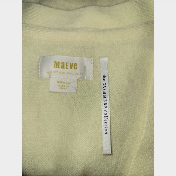 New Anthro Maeve Beth Cashmere Cardigan - Picture 5 of 5